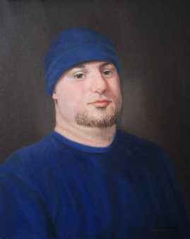 Oil portrait of Mike Morley II