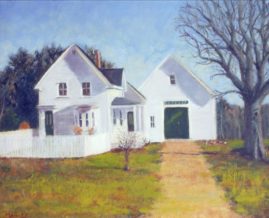 Robert Frost Farm Derry NH-oil-painting