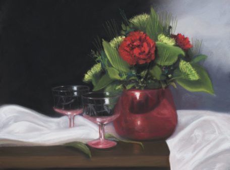 .  Red Carnations 11x14 Pastel Available