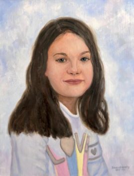 Portrait Painting of a young girl