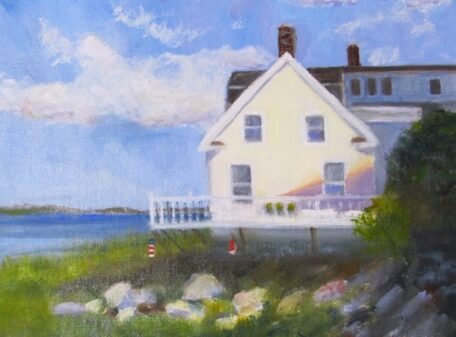 That Yellow House 8x10 oil on linen